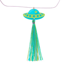Load image into Gallery viewer, Calico Alexa Necklace - Spaceship