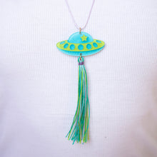 Load image into Gallery viewer, Calico Alexa Necklace - Spaceship