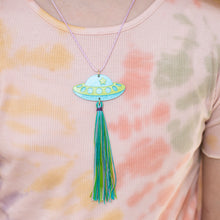 Load image into Gallery viewer, Calico Alexa Necklace - Spaceship
