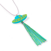 Load image into Gallery viewer, Calico Alexa Necklace - Spaceship