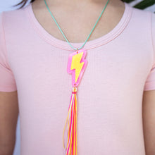 Load image into Gallery viewer, Calico Alexa Necklace - Lightning Bolt