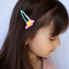 Load image into Gallery viewer, Calico Alexa Hair Clips - Lightning Bolt