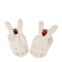 Load image into Gallery viewer, (SALE) Meri Meri Peach Bunny Baby Booties