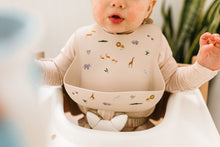 Load image into Gallery viewer, Loulou Lollipop Silicone Bib Printed - Safari