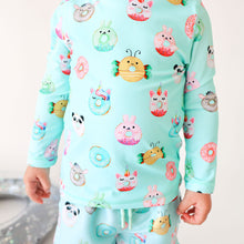 Load image into Gallery viewer, (SALE) Posh Peanut Donuts - Long Sleeve Rash Guard