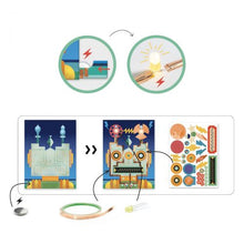 Load image into Gallery viewer, Djeco FACTORY ART + SCIENCE STEAM PROJECT KIT: 'CYBORGS' PICTURE BOARDS