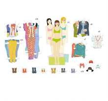 Load image into Gallery viewer, Djeco ONE BIG DRESSING ROOM PAPERDOLL WARDROBE