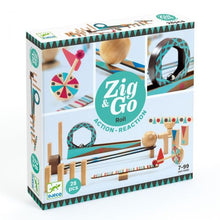 Load image into Gallery viewer, Djeco ZIG N GO ACTION-REACTION CONSTRUCTION SET: ROLL (28PCS)