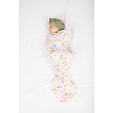 Load image into Gallery viewer, (SALE) Loulou Lollipop Swaddle - Breakfast (Pink)