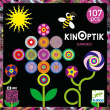 Load image into Gallery viewer, Djeco KINOPTIK ANIMATED OPTICAL ILLUSION PUZZLE: GARDEN (107PC)