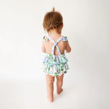 Load image into Gallery viewer, (SALE) Posh Peanut Erin - Basic Ruffled Capsleeve Bubble Romper