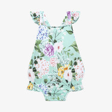 Load image into Gallery viewer, (SALE) Posh Peanut Erin - Basic Ruffled Capsleeve Bubble Romper