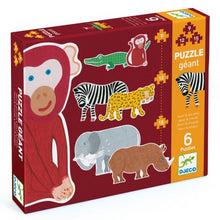 Load image into Gallery viewer, Djeco GIANT PROGRESSIVE JIGSAW PUZZLES, SET OF 6: HENRI & FRIENDS
