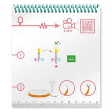 Load image into Gallery viewer, Djeco FACTORY ART + SCIENCE STEAM PROJECT KIT: 'CYBORGS' PICTURE BOARDS