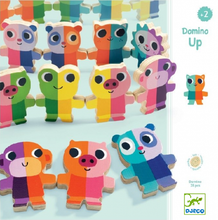 Load image into Gallery viewer, Djeco DOMINO UP COLOUR MATCHING GAME