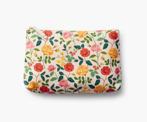 Rifle Paper Co. Roses Set of 2 Zippered Pouch Set