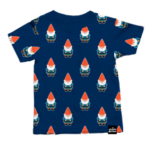Load image into Gallery viewer, (SALE) White &amp; Flute Kawaii Garden Gnome Allover Print T-Shirt