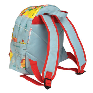 Rex London Mini children's backpack - World Map
