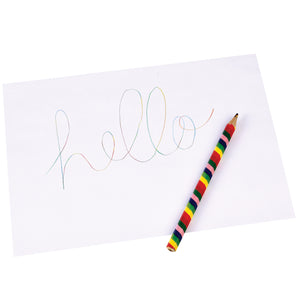 Rex London Jumbo multi-colour core rainbow pencil