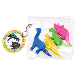 Rex London Dinosaur erasers (set of 4)