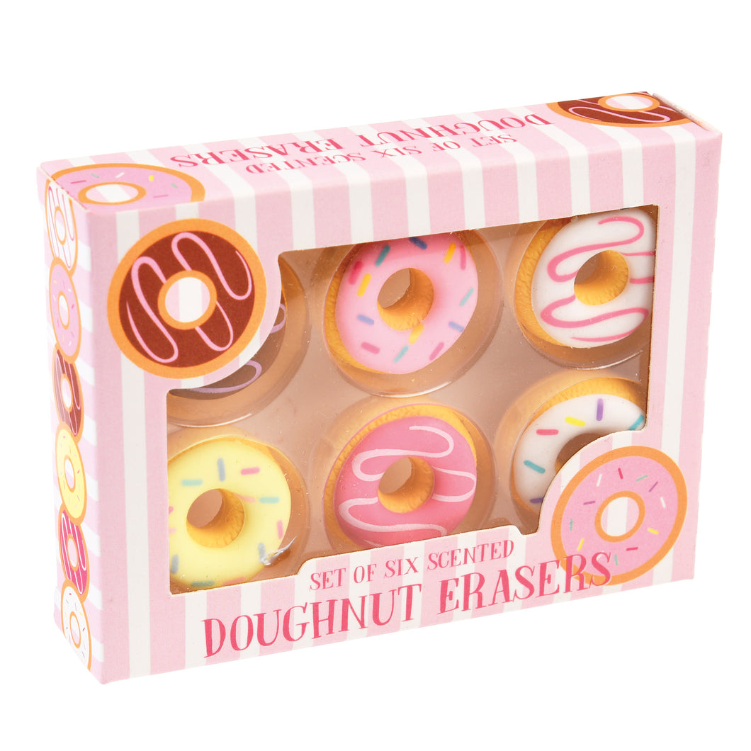 Rex London Scented doughnut erasers (set of 6)