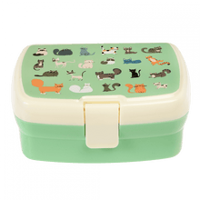 Load image into Gallery viewer, Rex London Lunch box with tray - Nine Lives