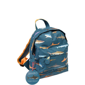 Rex London Mini children's backpack - Sharks