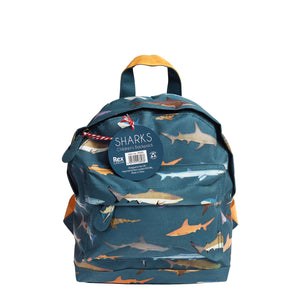 Rex London Mini children's backpack - Sharks