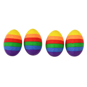 Rex London Rainbow egg erasers (set of 4)