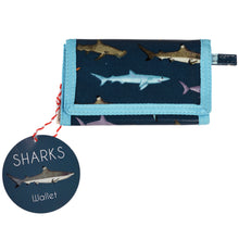 Load image into Gallery viewer, Rex London Children&#39;s wallet - Sharks