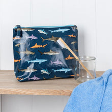 Load image into Gallery viewer, Rex London Children&#39;s Wash Bag - Sharks