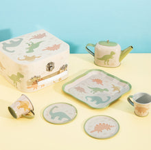 Load image into Gallery viewer, Sass &amp; Belle Dinosaur Kids Tea Set