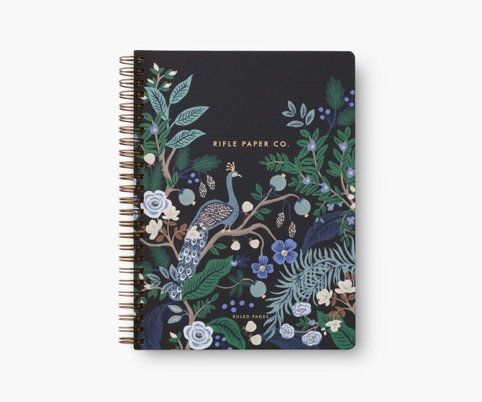 Rifle Paper Co. Peacock Spiral Notebook