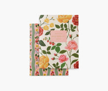 Load image into Gallery viewer, Rifle Paper Co. Pair of 2 Roses Pocket Notebook