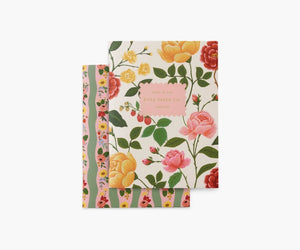 Rifle Paper Co. Pair of 2 Roses Pocket Notebook