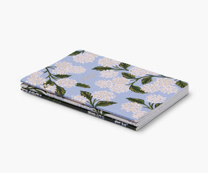 Rifle Paper Co. Assorted Set of 3 Hydrangea Notebooks