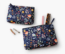 Load image into Gallery viewer, Rifle Paper Co. Bramble Field Zippered Pouch Set