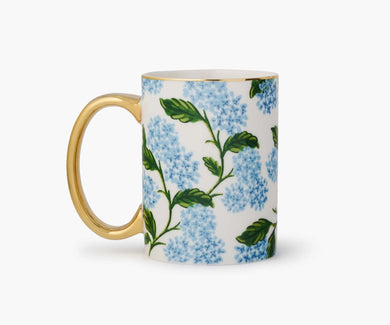 Rifle Paper Co. Hydrangea Porcelain Mug