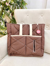 Load image into Gallery viewer, Kinda Crafty - Lucy Totebag (Brown dot)