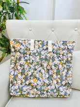 Load image into Gallery viewer, Kinda Crafty - Lucy Totebag (Floral green purple)
