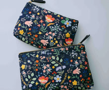 Load image into Gallery viewer, Rifle Paper Co. Bramble Field Zippered Pouch Set