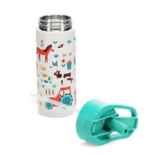 Load image into Gallery viewer, Rex London - Stainless Steel Bottle 500ml Farmyard