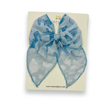 Load image into Gallery viewer, Mamas Bow - Mini Dream Lace Blue