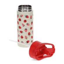 Load image into Gallery viewer, Rex London - Stainless Steel Bottle 500ml Little Strawberry