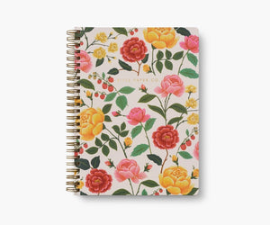 Rifle Paper Co. Roses Spiral Notebook