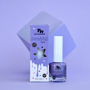 No Nasties Purple Water-Based, Scratch off Nail Polish for Kids - 8.5ml