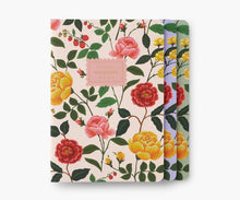 Load image into Gallery viewer, Rifle Paper Co. Assorted Set of 3 Roses Notebooks