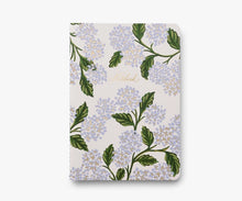 Load image into Gallery viewer, Rifle Paper Co. Assorted Set of 3 Hydrangea Notebooks