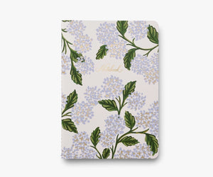 Rifle Paper Co. Assorted Set of 3 Hydrangea Notebooks