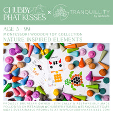 Load image into Gallery viewer, NATURE INSPIRED ELEMENTS CPK x Tranquillity Cafe Montessori Wooden Toy Collection